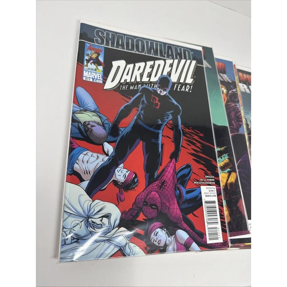Shadowland LOT 17 Daredevil 508 509 510 511 512 Power Man 1 2 3 4 Elektra Ghost